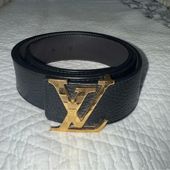 Louis Vuitton Damier LV 40mm Reversible Belt | 100% Authentic EUC Sz 100 - Picture 6 of 10